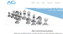 Desktop Screenshot of agcommunication.it