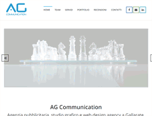 Tablet Screenshot of agcommunication.it